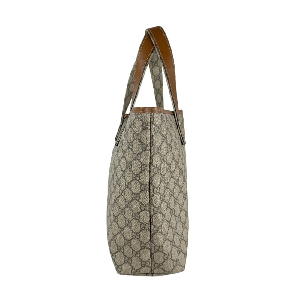 Gucci Canvas Brown Supreme Handbag GG Brown